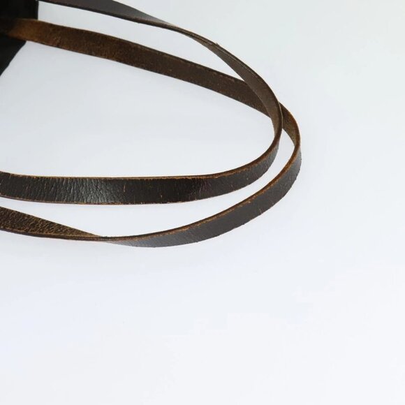 FENDI Zucca Canvas Tote Bag Nylon Brown Black Auth bs27180 - Picture 8 of 16